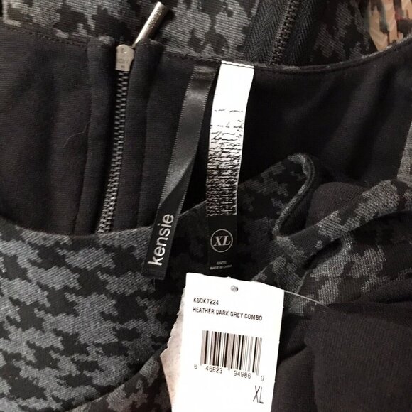 KENSIE Houndstooth Printed Sheath Dress NWT XL - Picture 8 of 11